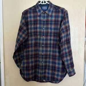 Pendleton Virgin Wool Men’s Plaid Flannel Shirt